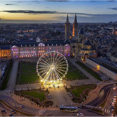 Le Green Way, Style Seconde Guerre Et Terrasse Caen Eksteriør billede